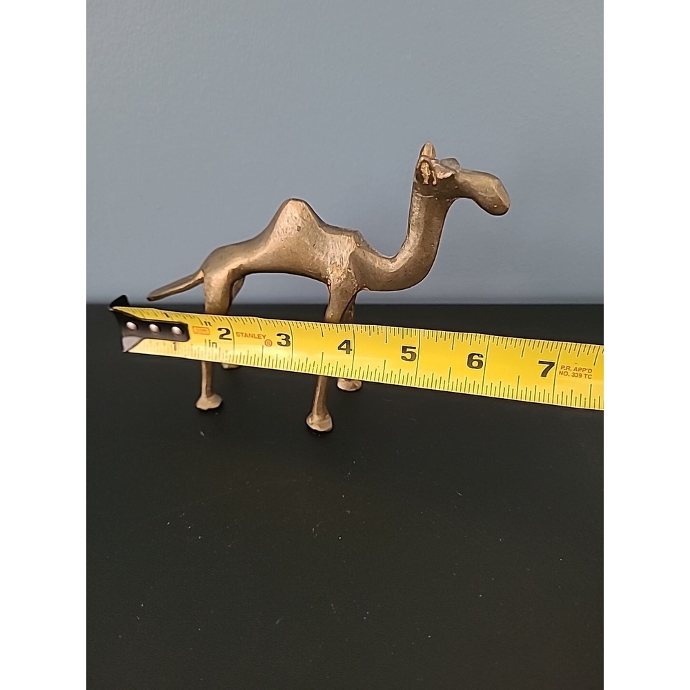 Brass Skinny Camel One Hump Nativity Christmas - Picture 7 of 7